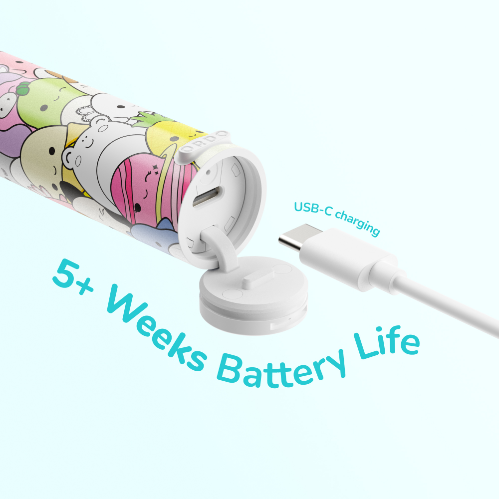 Ordo Sonic Lite Electric Toothbrush Squishmallows Cam & Squad