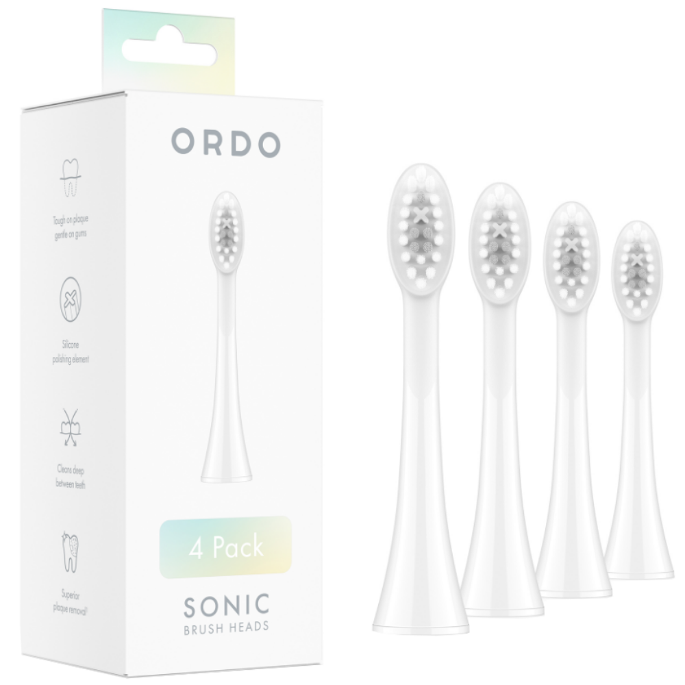 Ordo Sonic Brush Heads Snow Pack of 4