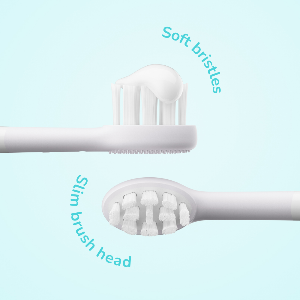Ordo Sonic Kids Brush Heads White Pack of 4