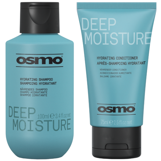 Osmo Deep Moisture Hydrating Shampoo 100ml & Conditioner 75ml Twin