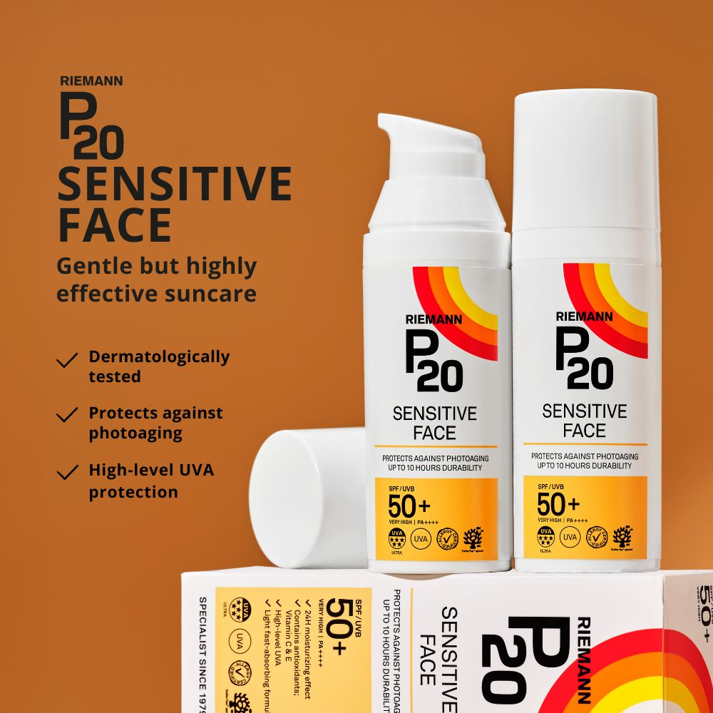 Riemann P20 Sensitive Skin Face Sun Cream SPF50+ 50g