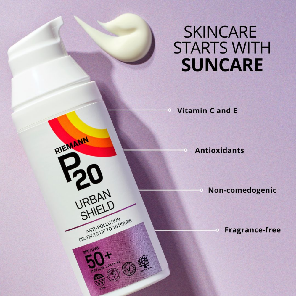 Riemann P20 Original Face Urban Shield Sun Cream SPF50+ 50g