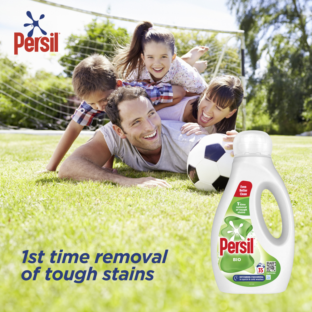 Persil Bio Liquid Laundry Washing Detergent 35 Washes 945ml