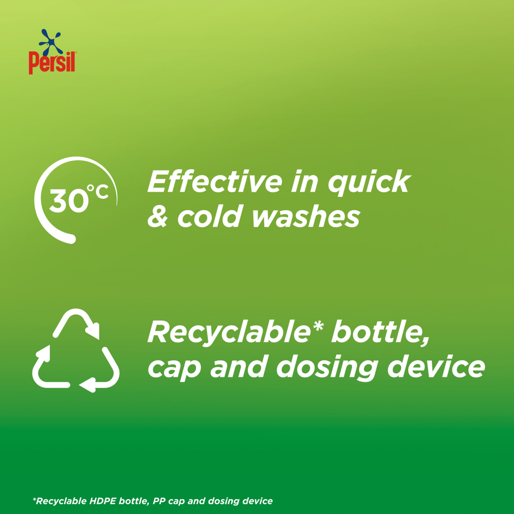 Persil Bio Liquid Laundry Washing Detergent 53 Washes 1431ml