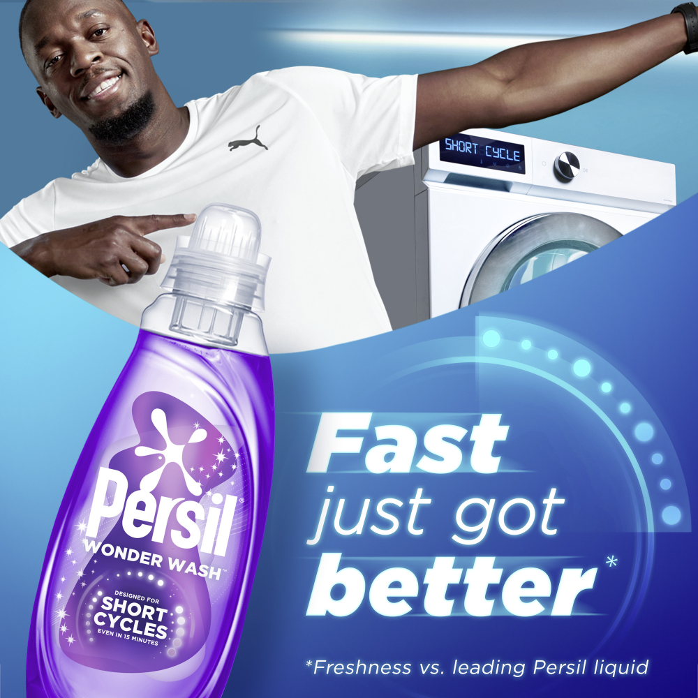 Persil Wonder Wash Dazzling White Bio Liquid Laundry Detergent 55 Washes 1485ml