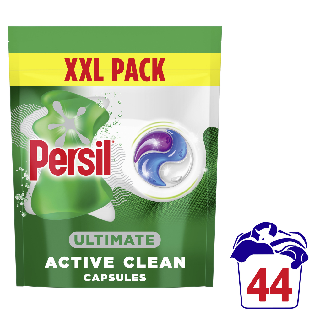 Persil Ultimate Active Clean Laundry Washing Detergent Capsules 44 Washes