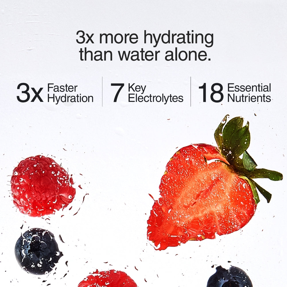 Phizz Mixed Berry 3 in 1 Multivitamin Hydration Tablets 20 Tablets