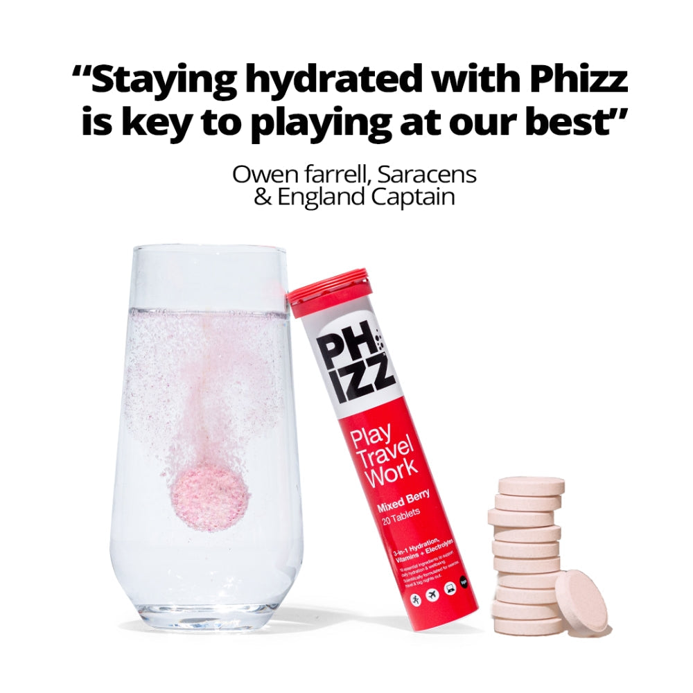 Phizz Mixed Berry 3 in 1 Multivitamin Hydration Tablets 20 Tablets