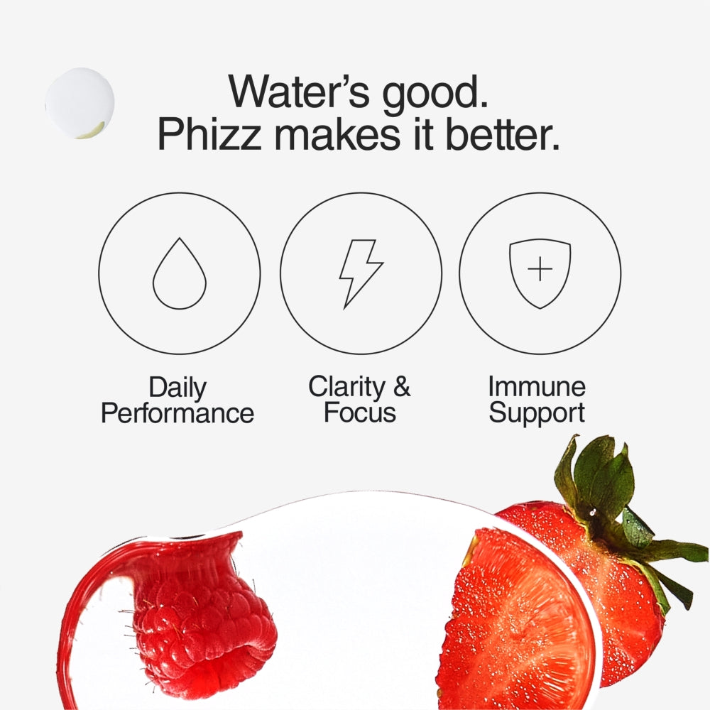 Phizz Mixed Berry 3 in 1 Multivitamin Hydration Tablets 60 Tablets