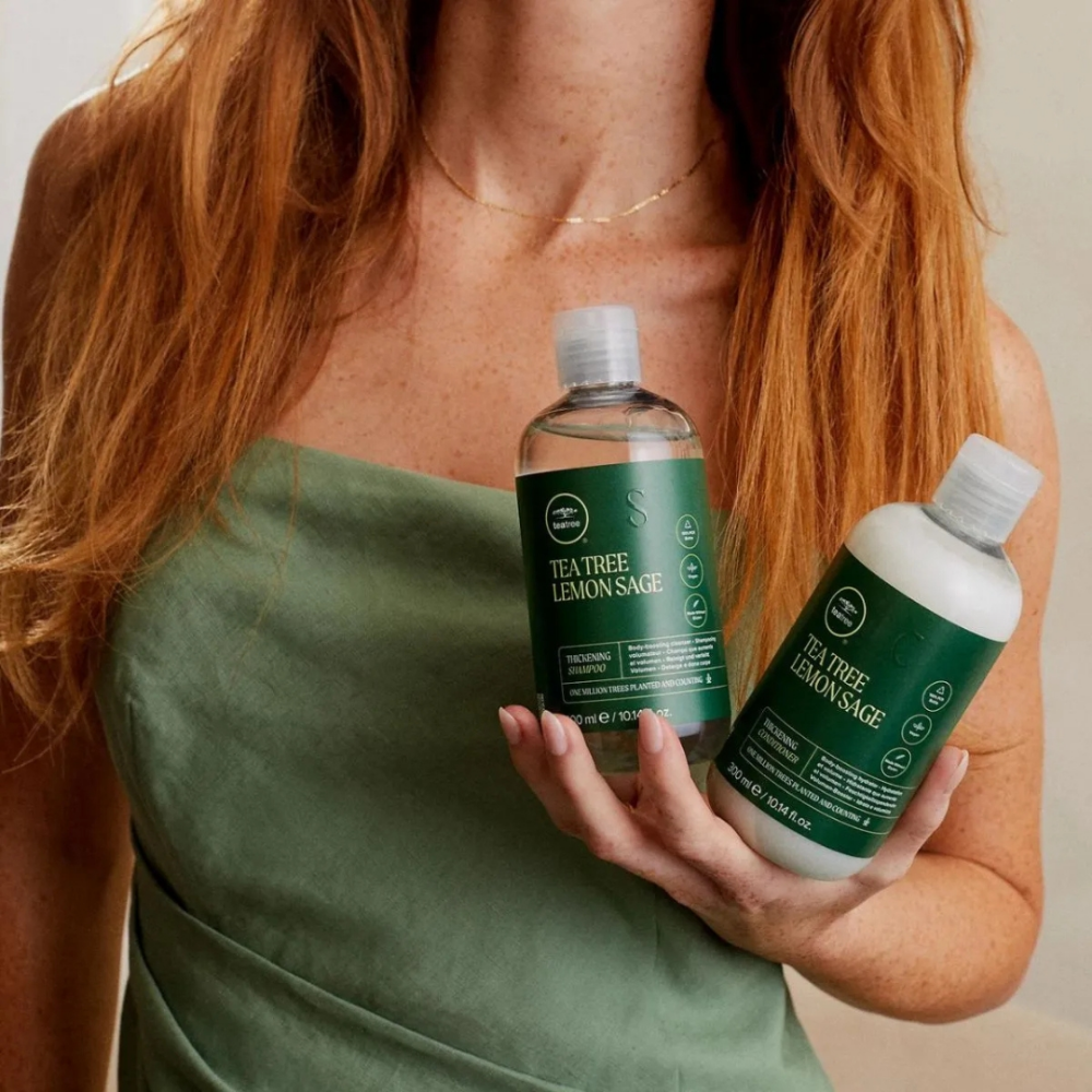 Paul Mitchell Tea Tree Lemon Sage Thickening Body Builder Shampoo & Conditioner Twin 2 x 300ml