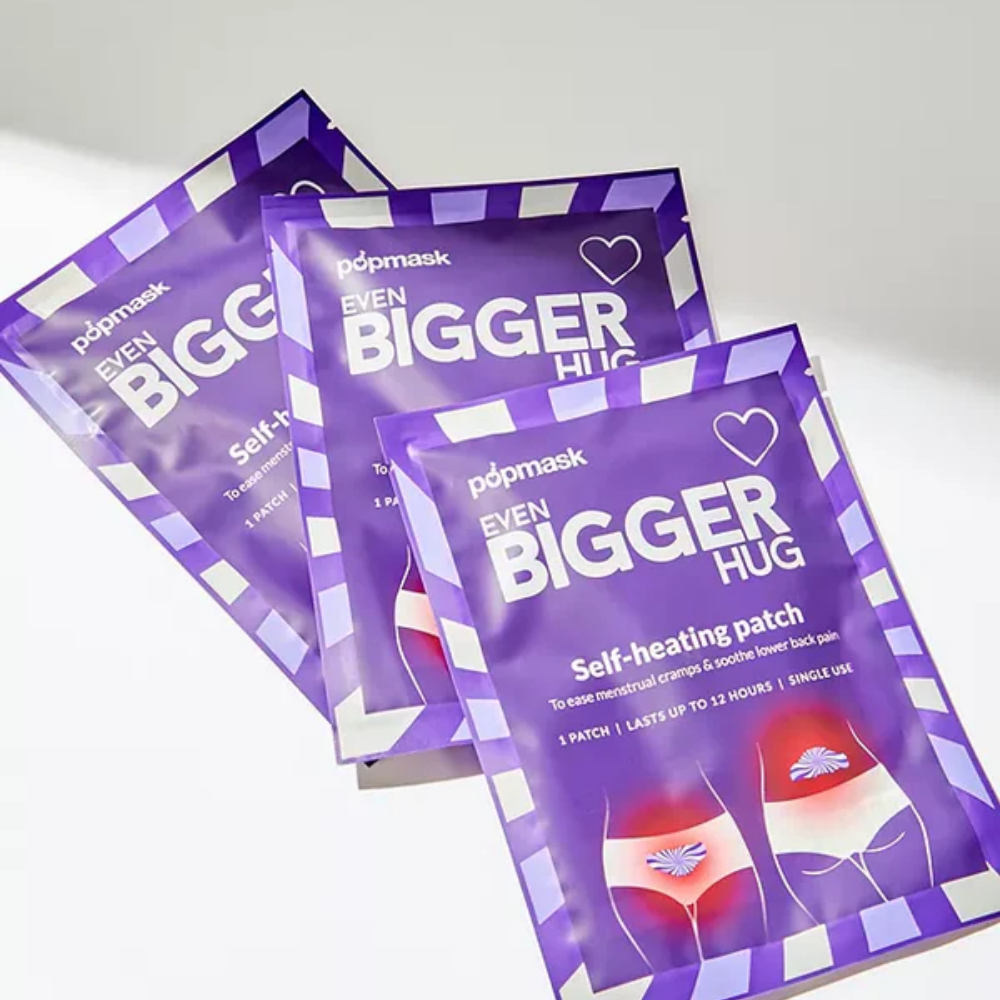 Popmask Even Bigger Hug Self-Heating Menstrual Pads Pack of 3