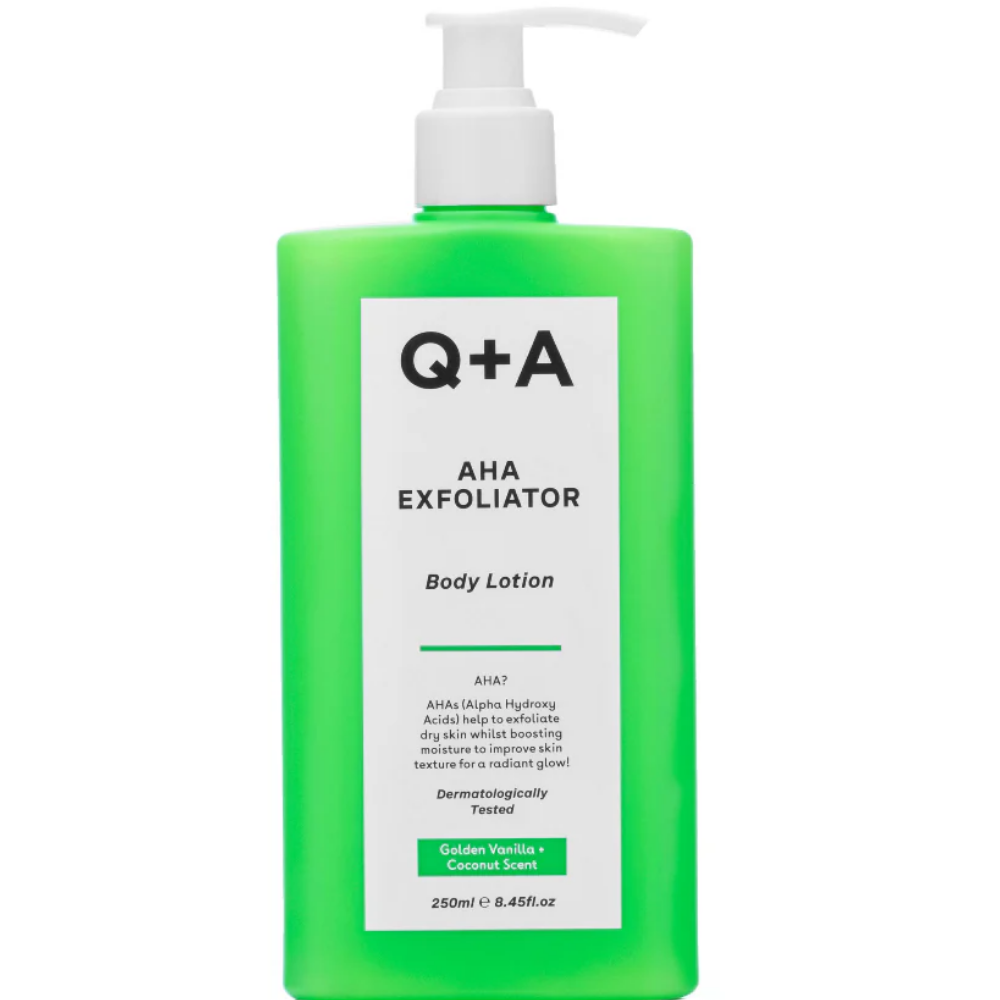 Q+A AHA Exfoliator Body Lotion 250ml