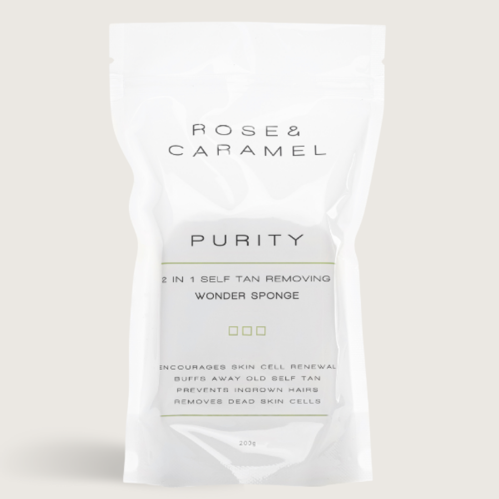 Rose & Caramel Purity 2-in-1 Tan Removing Wonder Sponge 200g