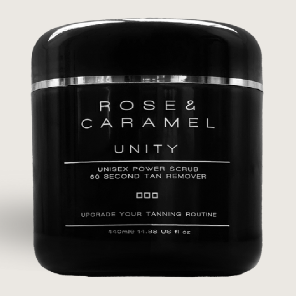Rose & Caramel Unity Unisex 60 Second Tan Removing Power Scrub 440ml
