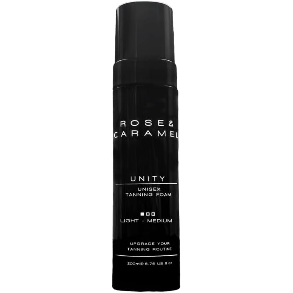Rose & Caramel Unity Unisex Light-Medium Unisex Tanning Foam 200ml