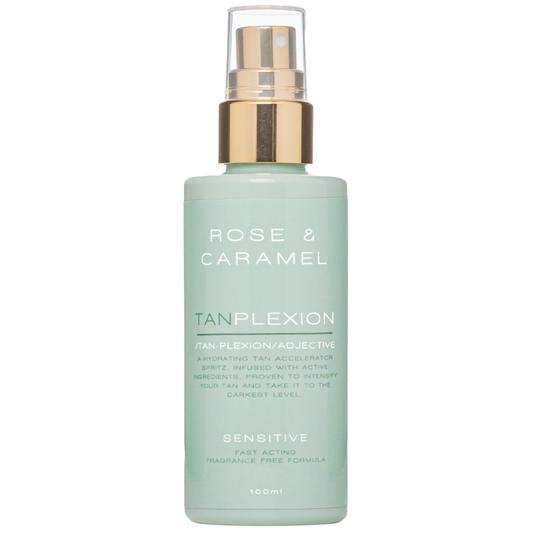 Rose & Caramel Tanplexion Sensitive Tanning Accelerator 100ml