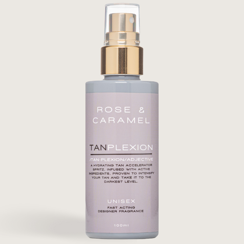 Rose & Caramel Tanplexion Unisex Tanning Accelerator 100ml