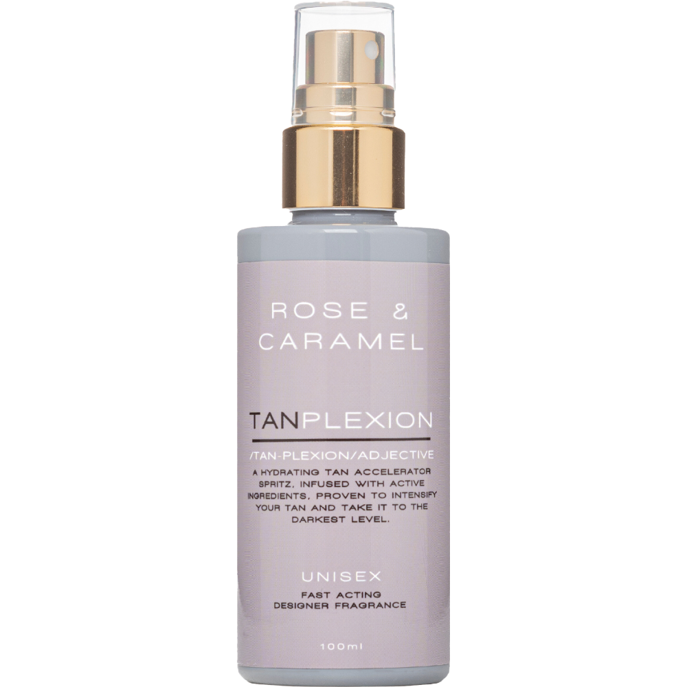 Rose & Caramel Tanplexion Unisex Tanning Accelerator 100ml