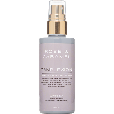 Rose & Caramel Tanplexion Unisex Tanning Accelerator 100ml
