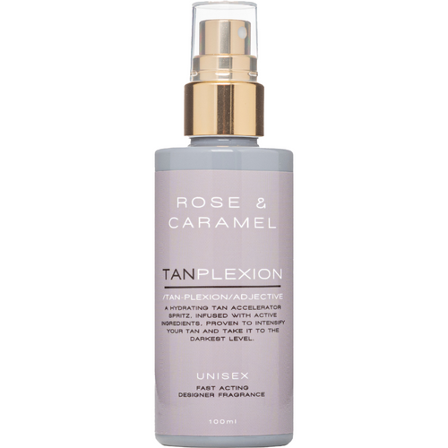Rose & Caramel Tanplexion Unisex Tanning Accelerator 100ml