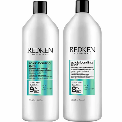 Redken Acidic Bonding Curls Silicone-Free Shampoo & Conditioner Twin 2 x 1000ml