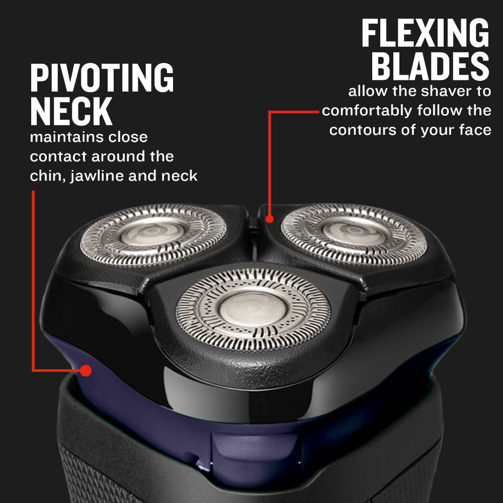 Remington R4 Style Series Cord/Cordless Rotary Shaver R4002