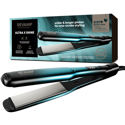 Revamp Wide Ultra X Shine Ceramic Hair Straightener