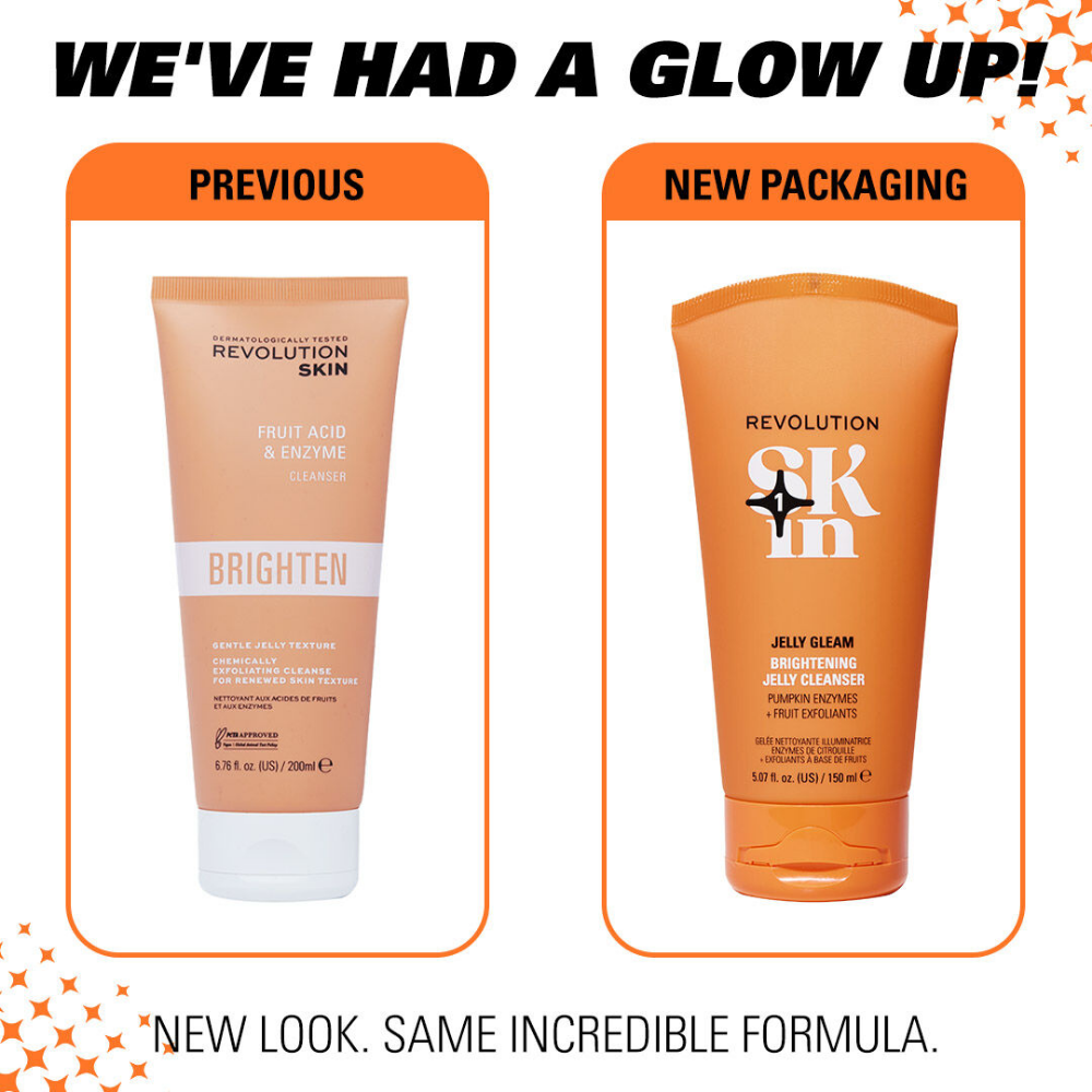 Revolution Skincare Jelly Gleam Brightening Cleanser 150ml