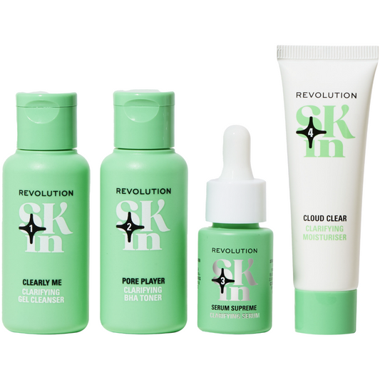 Revolution Skincare Clearly Clarify 4 Step Clarifying Routine