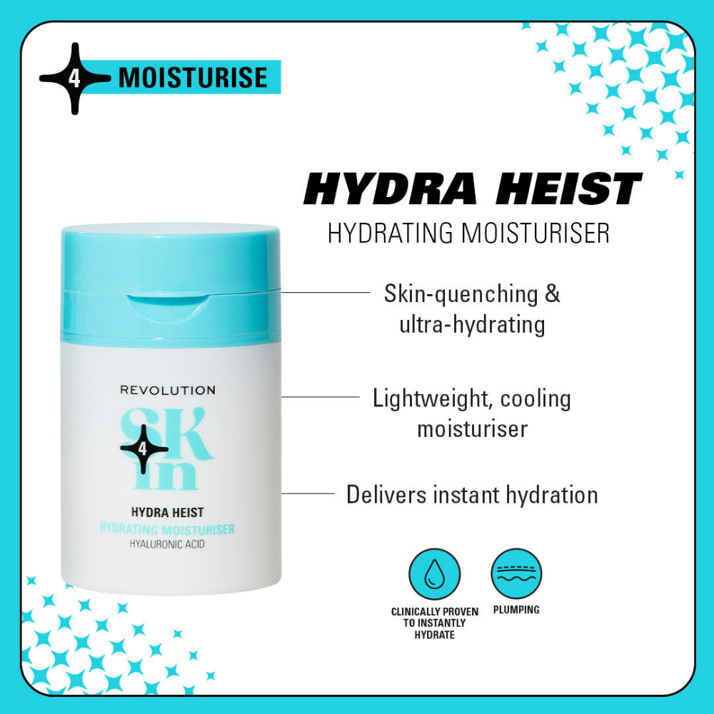 Revolution Skincare Hydra Heist Hydrating Moisturiser 50ml