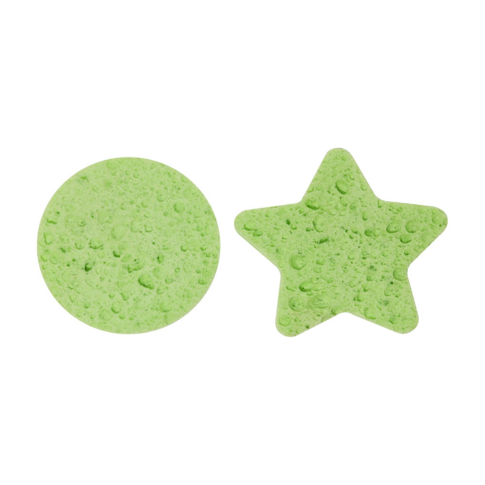 Revolution Skincare Rinse & Rise Compressed Cellulose Facial Sponges Pack of 10