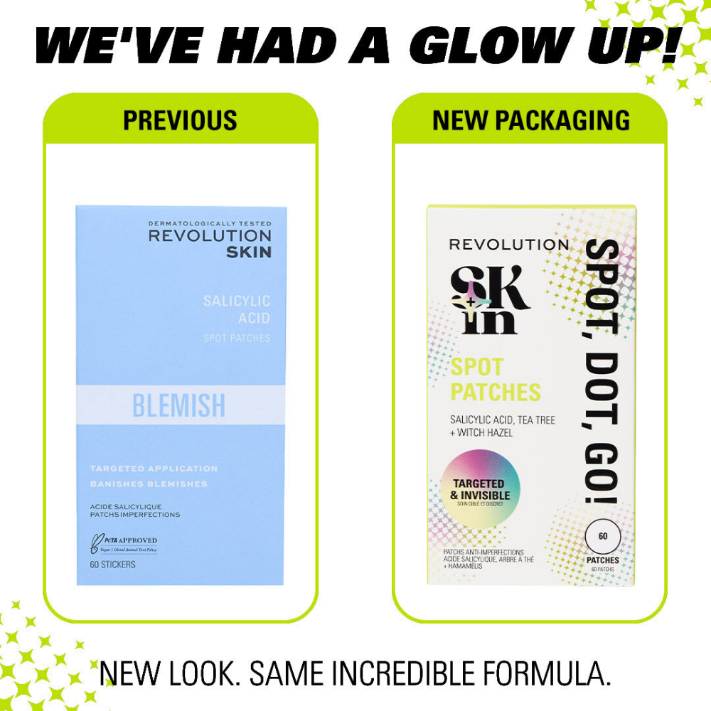 Revolution Skincare Spot, Dot, Go! Salicylic Acid Spot Patches x60