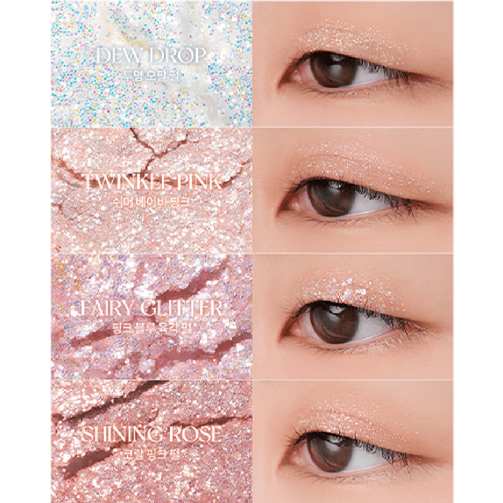 ROM&ND Better Than Palette 00 Light & Glitter Garden 10 Colour Makeup Palette