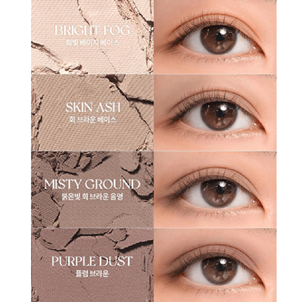 ROM&ND Better Than Palette 04 Dusty Fog Garden 10 Colour Makeup Palette