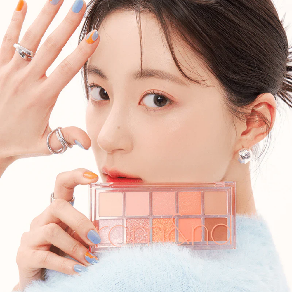 ROM&ND Better Than Palette 08 Peach Dahlia Garden 10 Colour Makeup Palette
