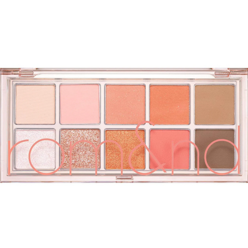 ROM&ND Better Than Palette 08 Peach Dahlia Garden 10 Colour Makeup Palette