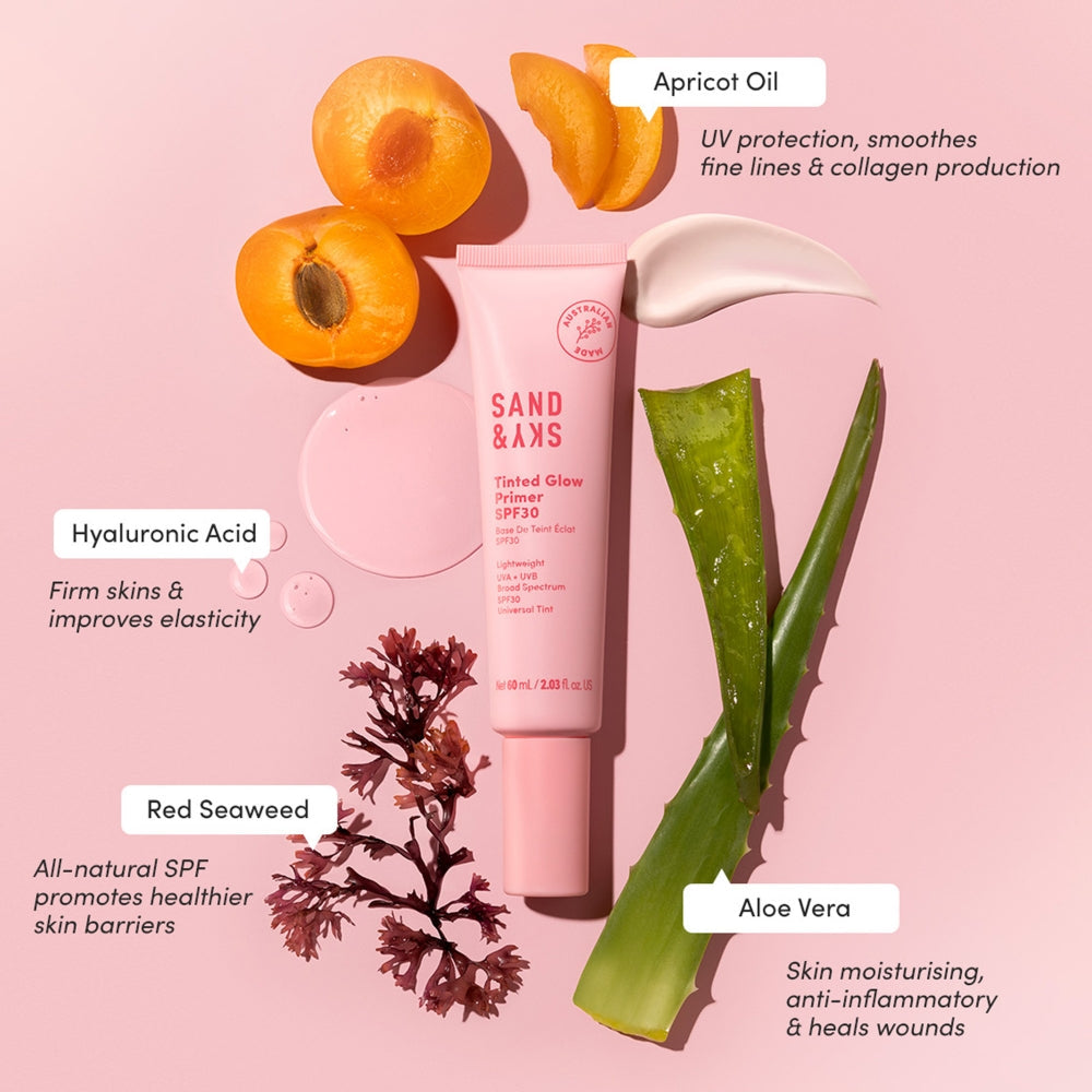 Sand & Sky Lightweight Tinted Glow Primer SPF30 60ml