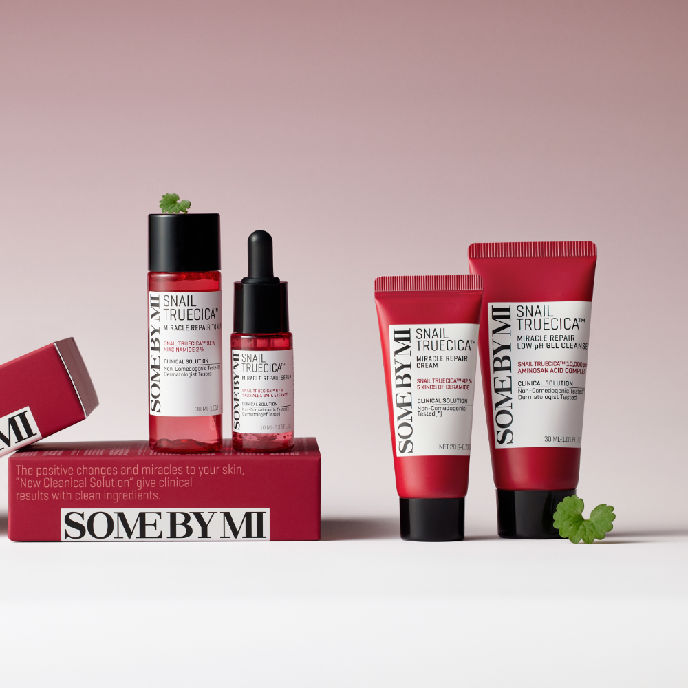 Some By Mi 4 Piece Snail Truecica Miracle Repair Starter Kit