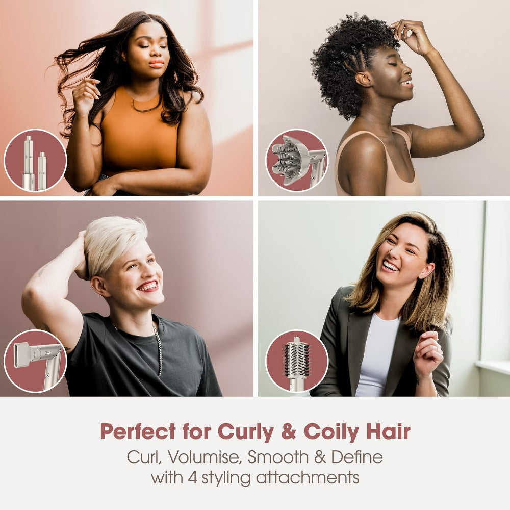 Shark Beauty FlexStyle 4-In-1 Air Styler & Hair Dryer for Curly & Coily Hair Stone