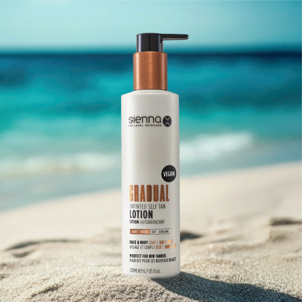 Sienna X Gradual Untinted Self Tan Lotion 200ml
