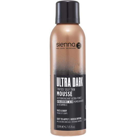 Sienna X Ultra Dark Tinted Self Tan Mousse 200ml