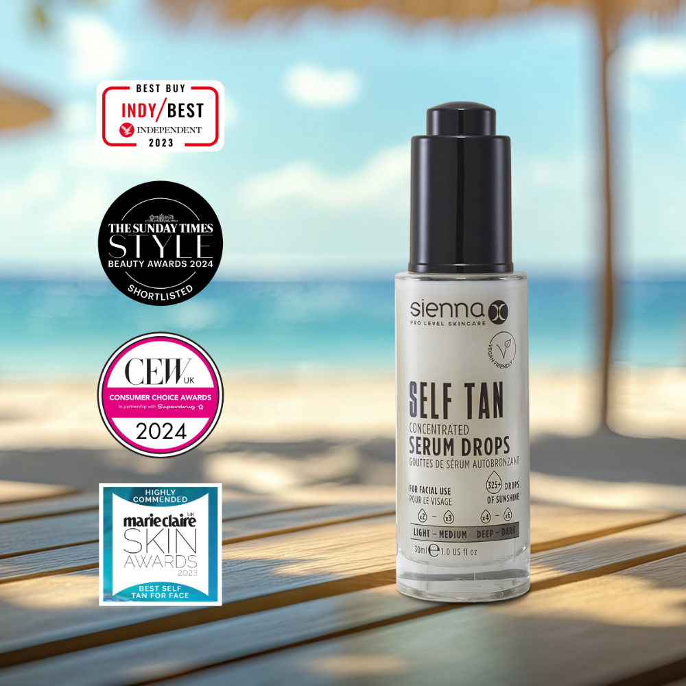 Sienna X Concentrated Self Tan Serum Drops 30ml