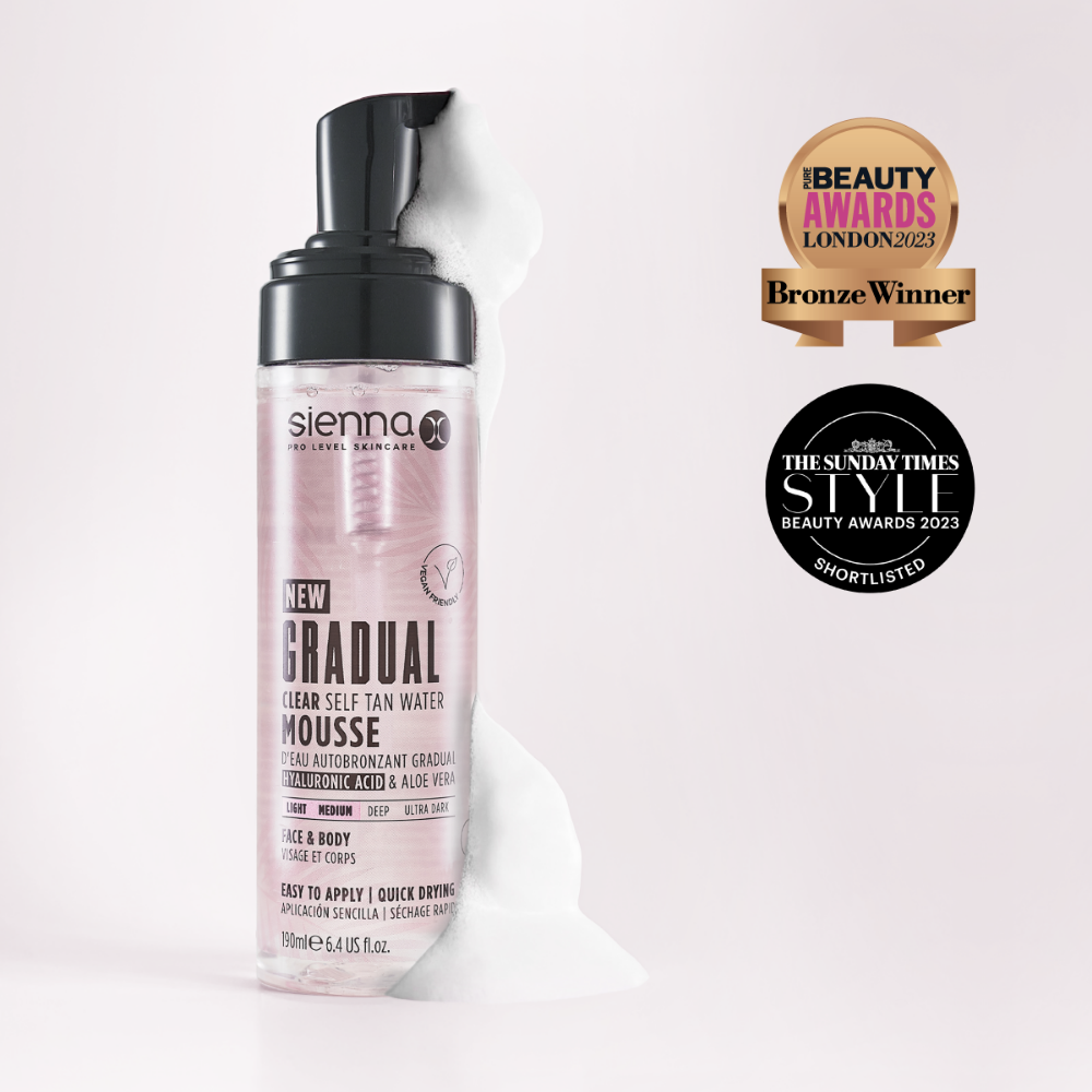 Sienna X Gradual Clear Self Tan Water Mousse 190ml