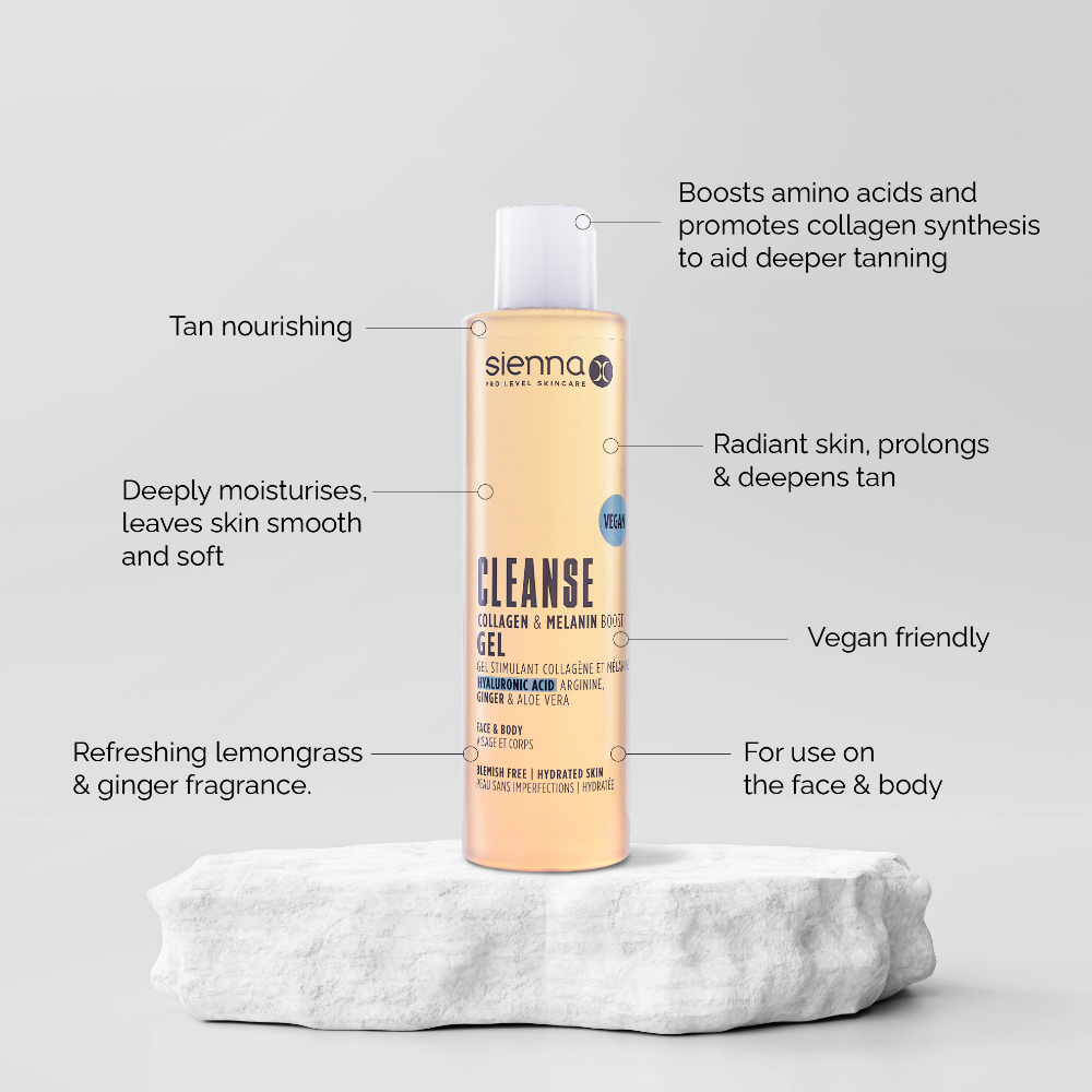 Sienna X Cleanse Collagen & Melanin Boosting Gel 200ml