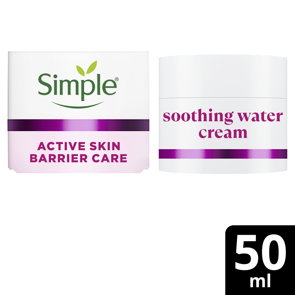 Simple Smooth+ Soothing Water Face Cream 50ml