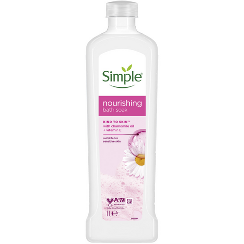 Simple Kind To Skin Nourishing Bath Soak 1000ml