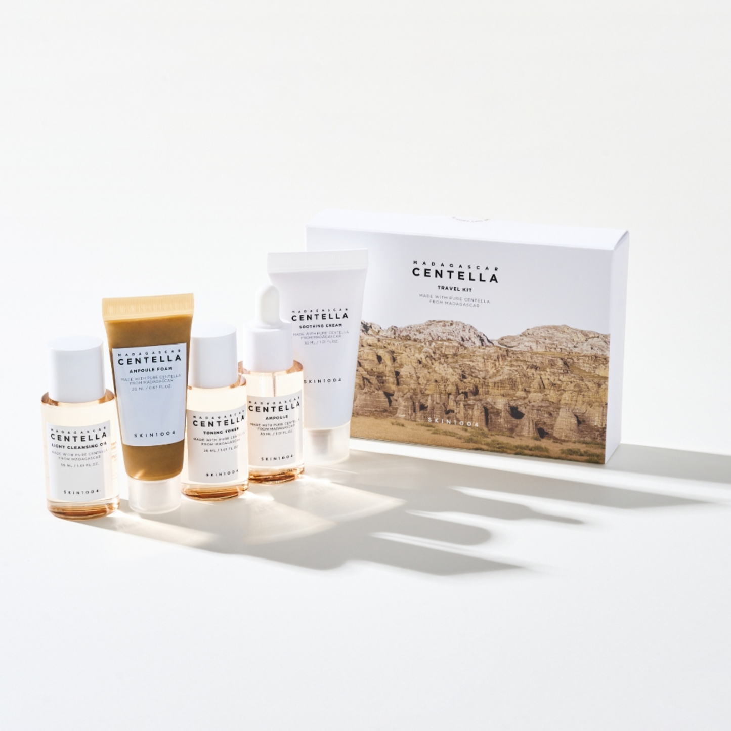 Skin1004 Madagascar Centella 5 Piece Travel Kit