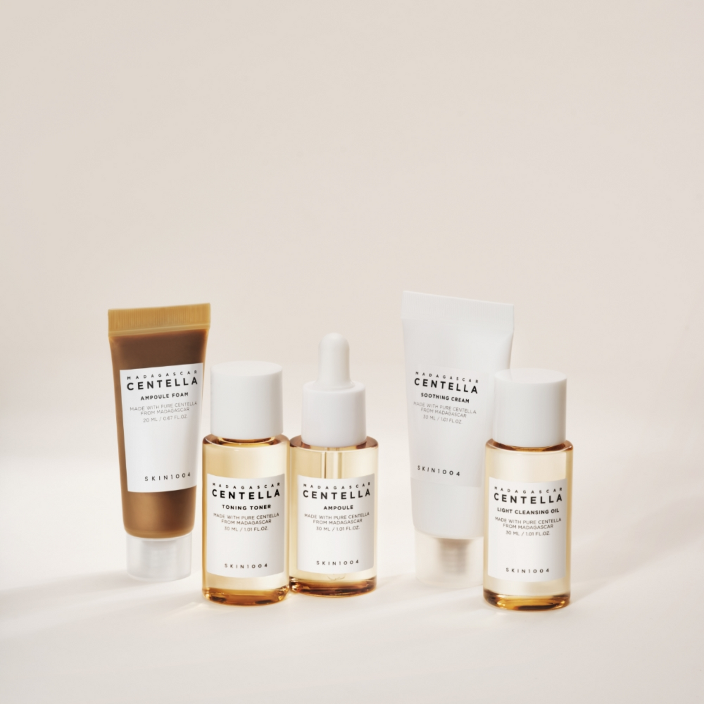 Skin1004 Madagascar Centella 5 Piece Travel Kit