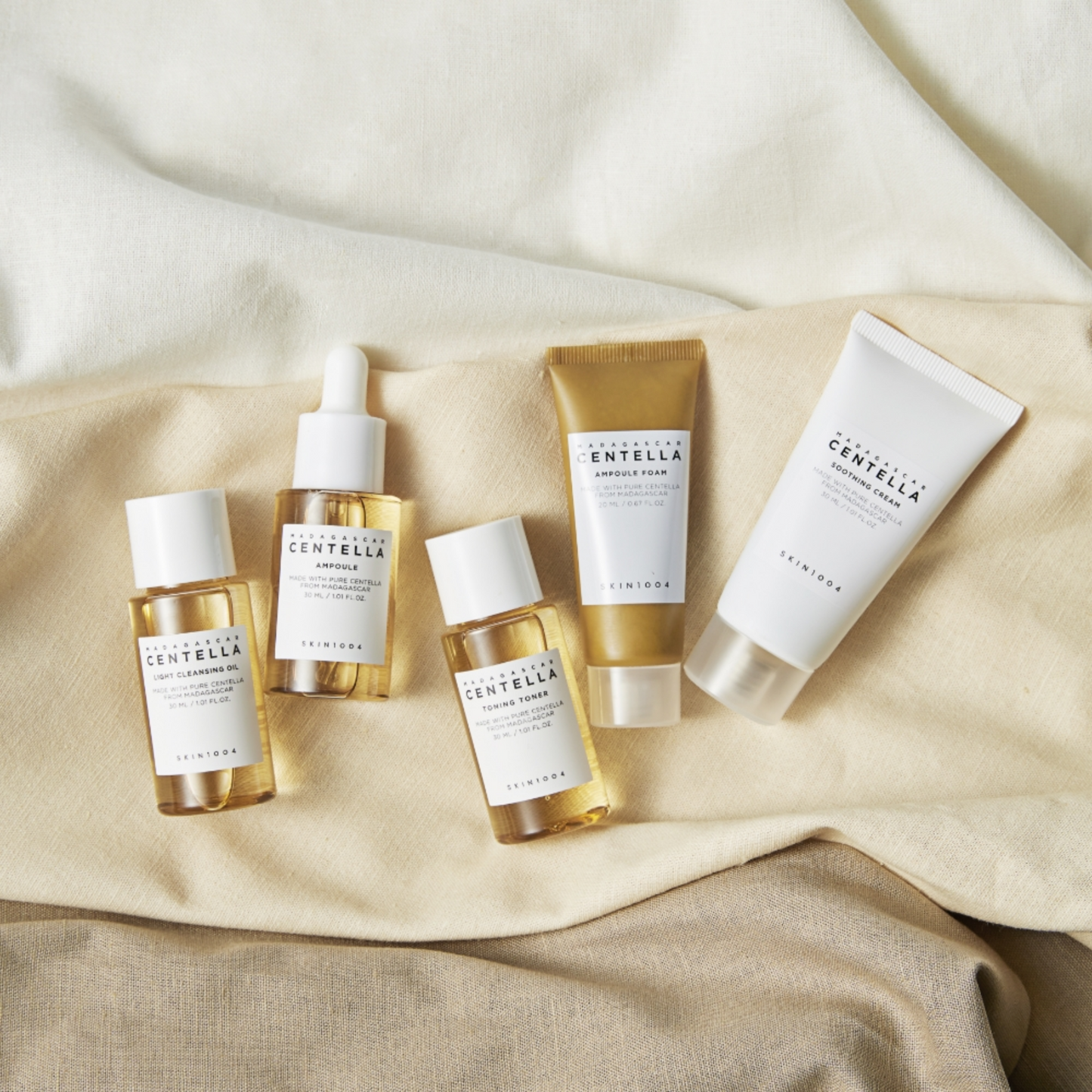 Skin1004 Madagascar Centella 5 Piece Travel Kit