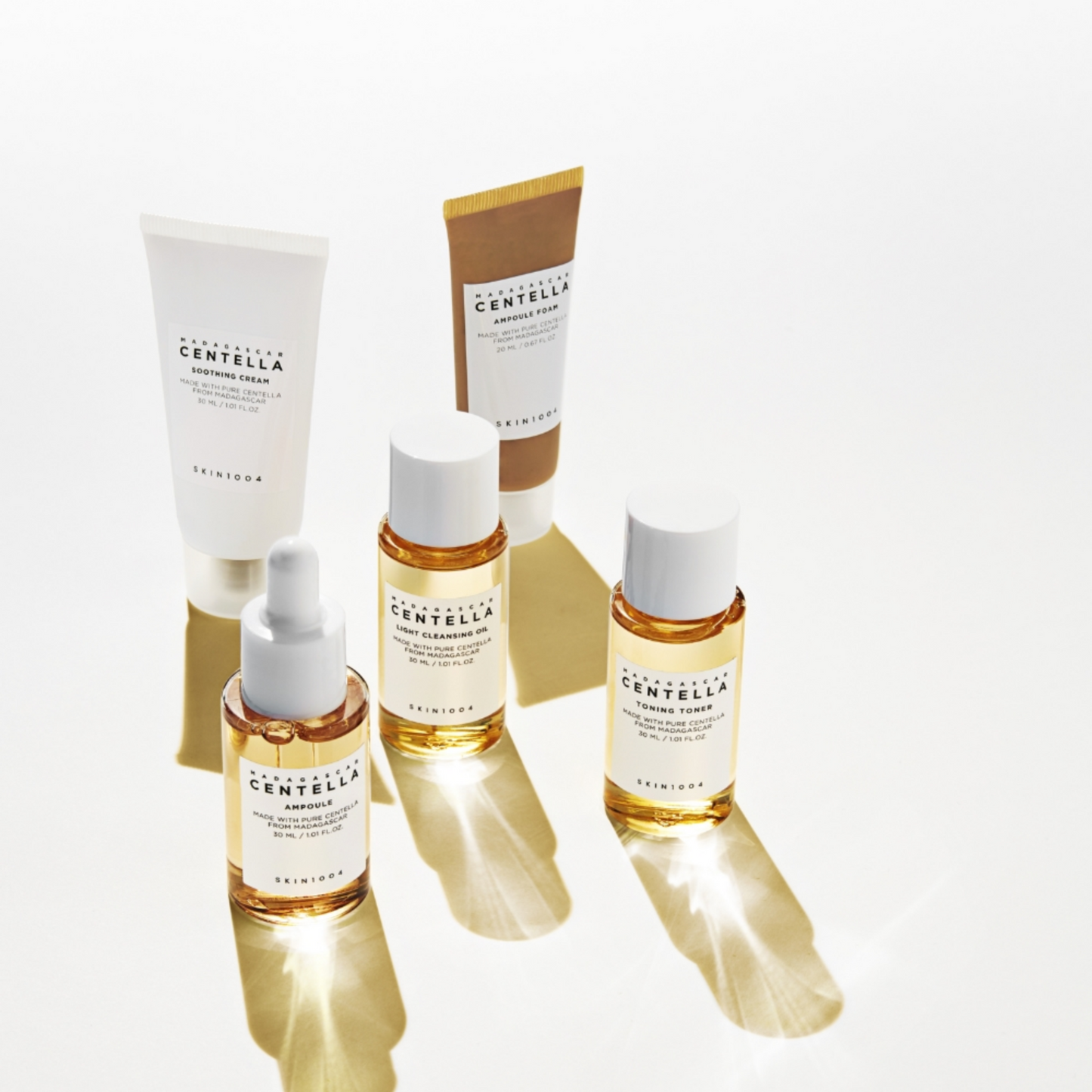 Skin1004 Madagascar Centella 5 Piece Travel Kit